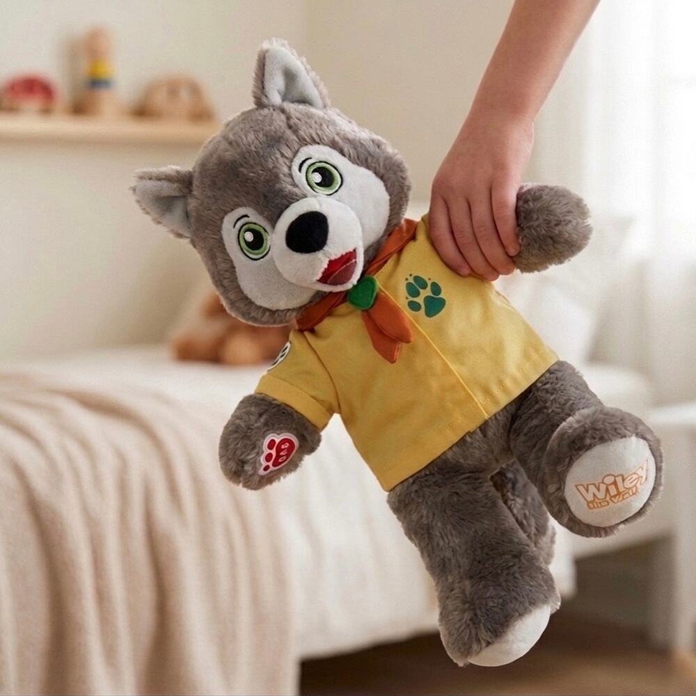 Build-A-Bear Great Wolf Lodge Wiley Plush Stuffed Animal Mascot Scout 15" BABW